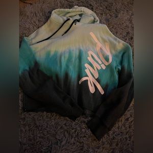 Pink Victoria’s secret Cropped Hoodie